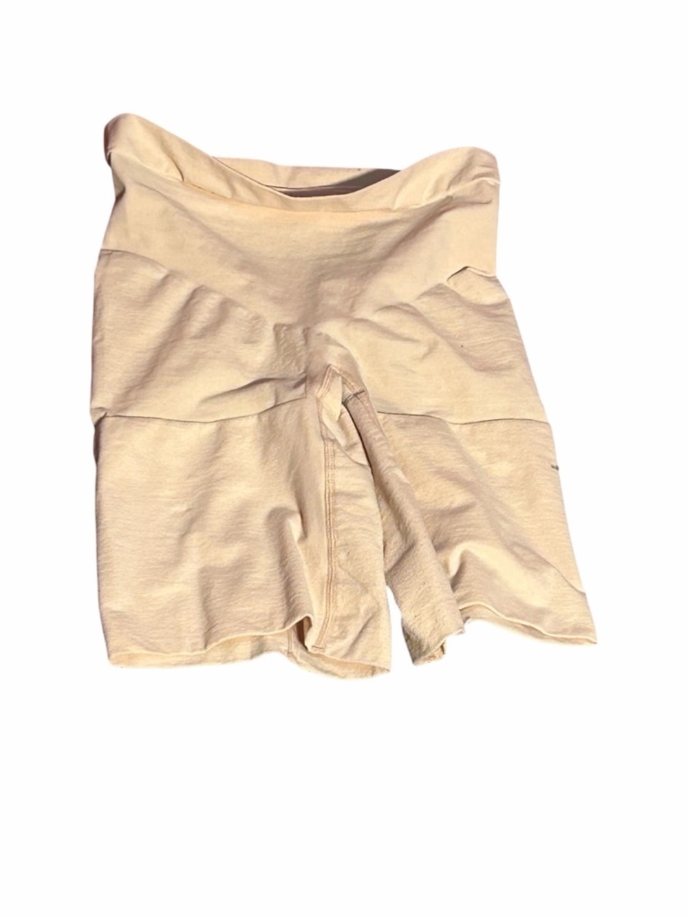 SPANX Nude High-Waist Shapewear Shorts Seamless Smoothing Size M